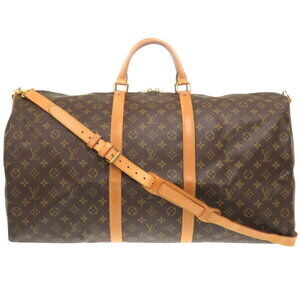 Louis Vuitton Keepall Bandouliere Monogram Boston Bag LV